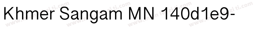 Khmer Sangam MN 140d1e9字体转换